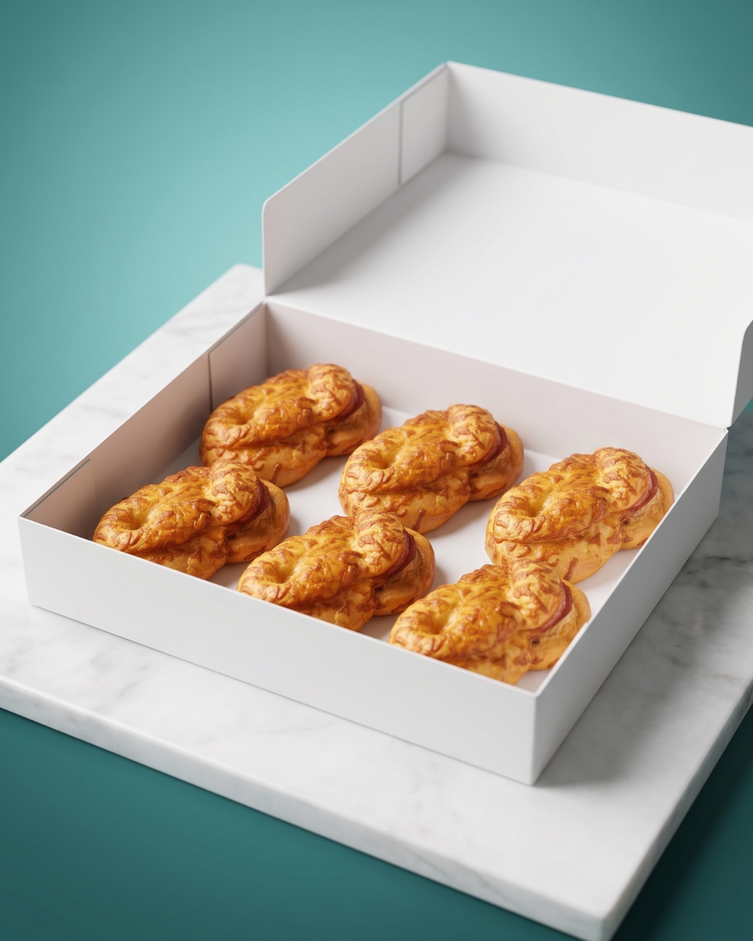 Ham & Cheese Buns (Box of 6)
